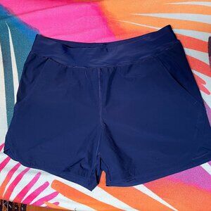 Lands' End SunShade board shorts, size 14, navy